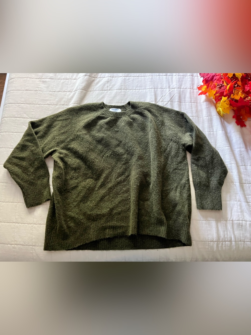 Old Navy Olive Green Crewneck Sweater